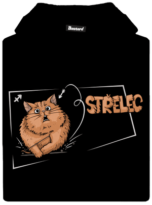 Kočičí horoskop: Střelec dětská mikina klokanka Black