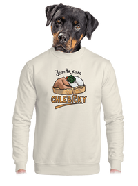 unisex mikina bez kapuce