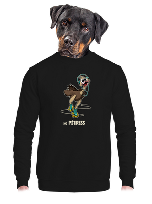 unisex mikina bez kapuce