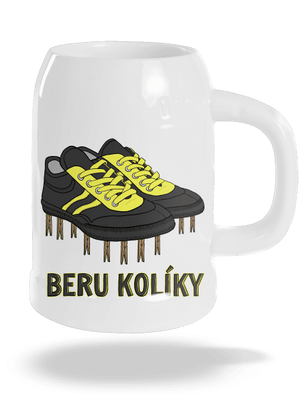 Beru kolíky půllitr White