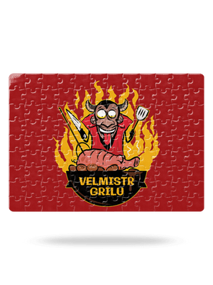 Velmistr grilu puzzle White