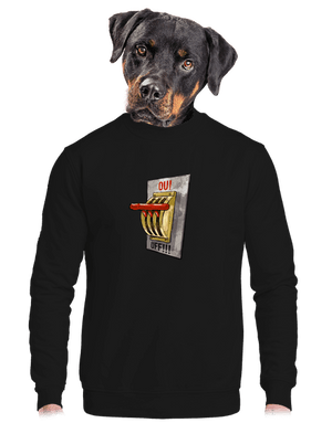 unisex mikina bez kapuce