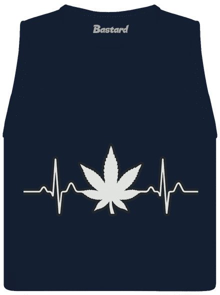 EKGanja dámské tílko volné Navy