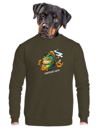 unisex mikina bez kapuce