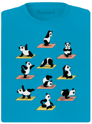 Pandí jóga dámské sportovní tričko Blue Atol