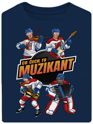 Co Čech, to hokejista unisex tričko oversized Midnight Blue