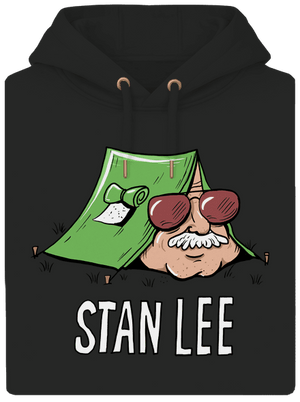 Stan Lee unisex mikina premium Dark Black