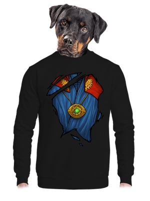 Doctor Inside unisex mikina bez kapuce Black