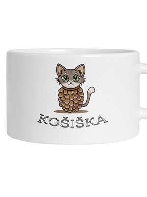 Košiška hrnek makronka White