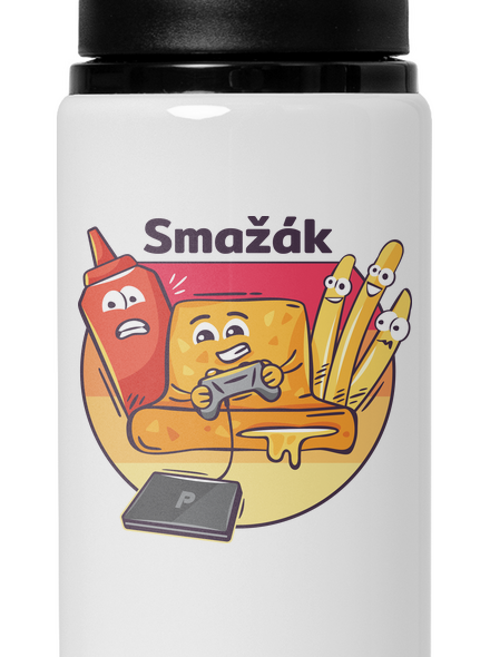 Smažák lahev na vodu White