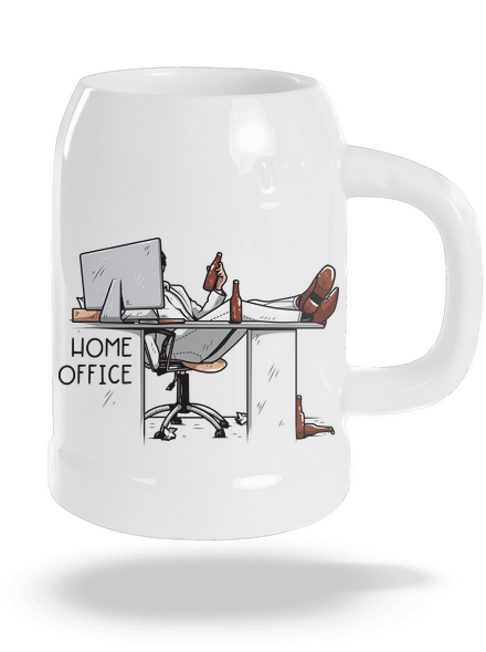 Home Office půllitr White