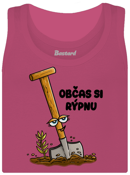 Občas si rýpnu dámské tílko klasické Magenta