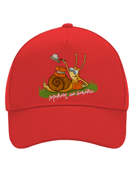 Makám na baráku kšiltovka baseballka Classic Red