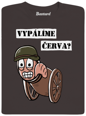 Vypálíme červa? pánské dlouhý rukáv Bear Brown