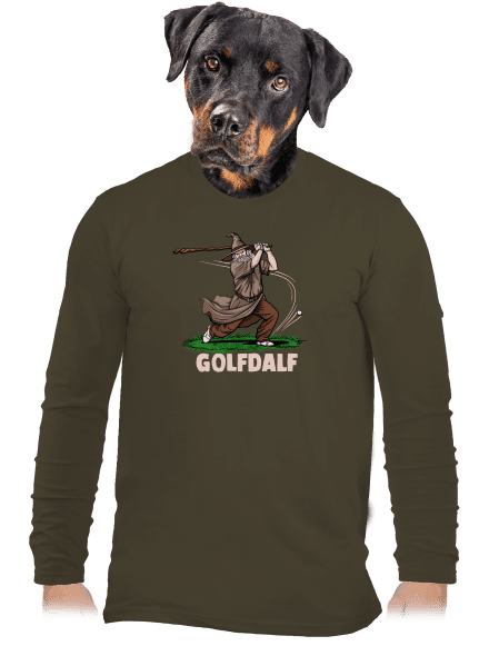 Golfdalf pánské dlouhý rukáv Urban Khaki