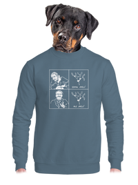 unisex mikina bez kapuce