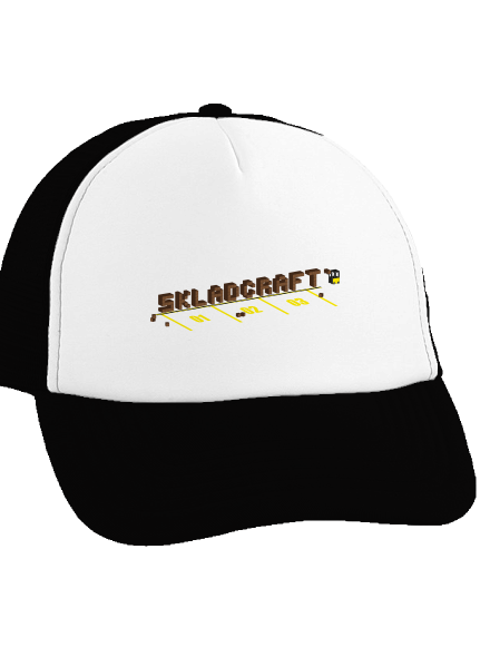Skladcraft kšiltovka truckerka Black cap