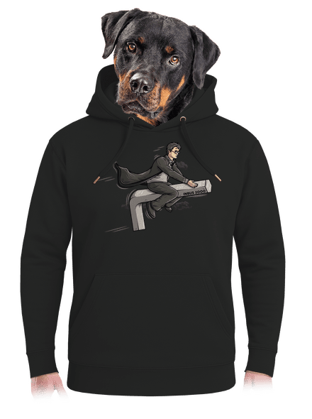 Harry na inbusu unisex mikina premium Dark Black