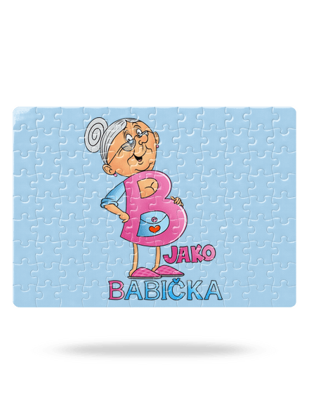 B jako babička puzzle White