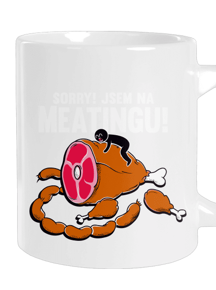 Meating velký hrnek White