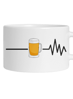 Beer help hrnek makronka White