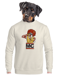 unisex mikina bez kapuce