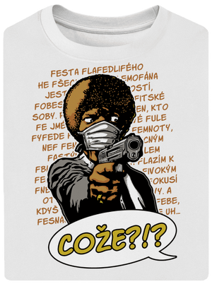 Jules unisex tričko oversized White