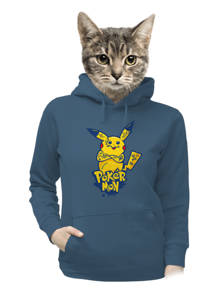 Pokérmon dámská mikina klokanka Denim