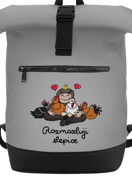 Rozmazluji slepice batoh Grey Marl