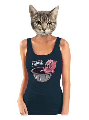 Ve formě dámské tílko klasické Navy