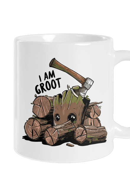 I Am Groot klasický hrnek White