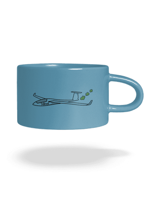 Větroň hrnek makronka Blue Macaron