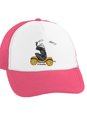 Vetřelníček kšiltovka truckerka Fluorescent Pink cap