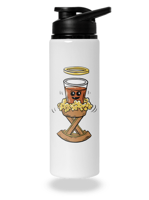 Panáček v jesličkách lahev na vodu White