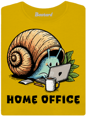 Šnekův home office dámské tričko Yellow
