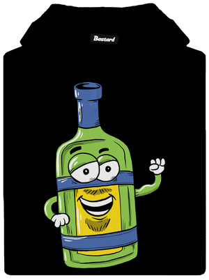 Láska na beton pánská mikina klokanka Black