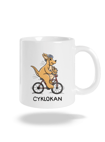 Cyklokan klasický hrnek White
