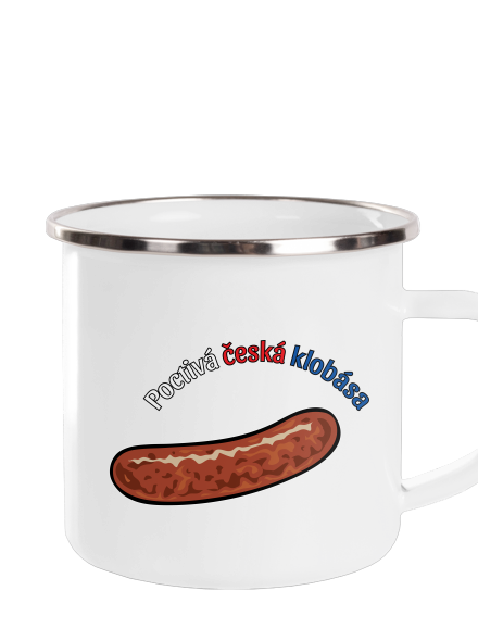 Poctivá buchta a klobása plecháček White