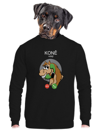 unisex mikina bez kapuce