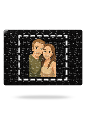 Ghibli efekt z vlastní fotky puzzle White