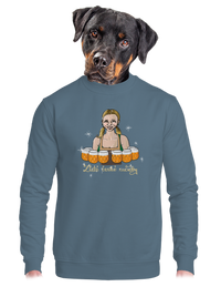 unisex mikina bez kapuce