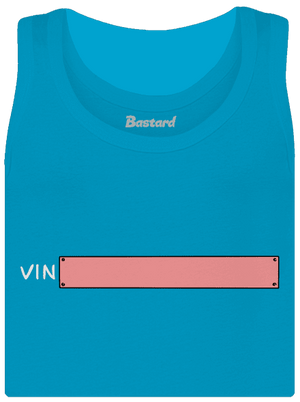 Osobní VIN kód dámské tílko klasické Blue Atol