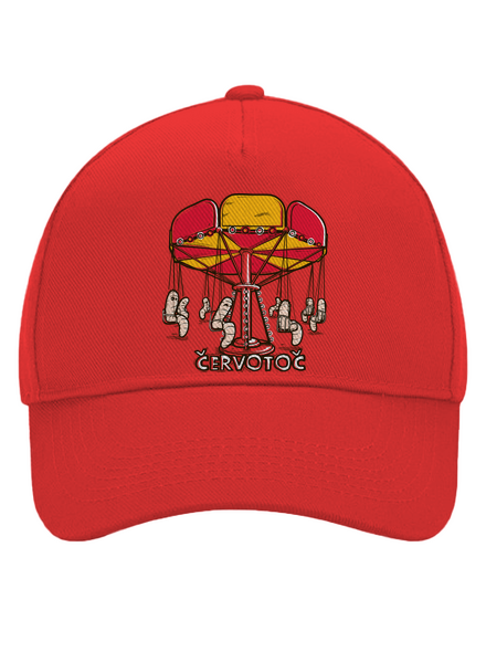 Červotoč kšiltovka baseballka Classic Red