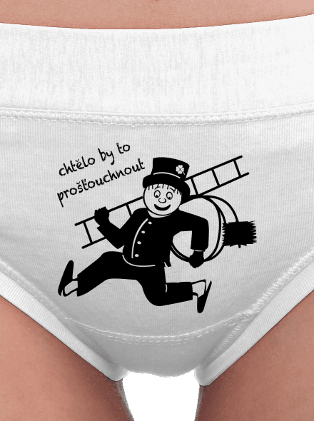 Kominíček dámské kalhotky White