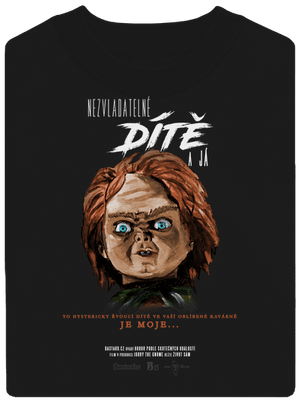 B13: Nezvladatelné dítě unisex mikina bez kapuce Black