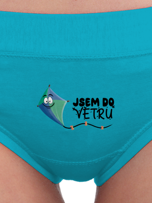 Do větru dámské kalhotky Turquoise