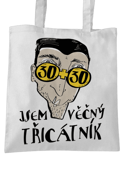 Věčný třicátník taška White