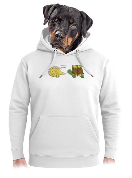 Želva s ježkem unisex mikina premium Snowwhite