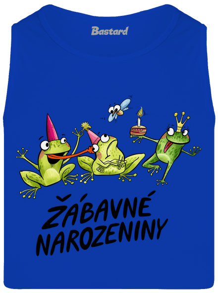 Žábavné narozeniny pánské tílko Royal Blue