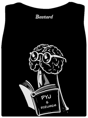 Pyj s rozumem dámské tílko klasické Black
